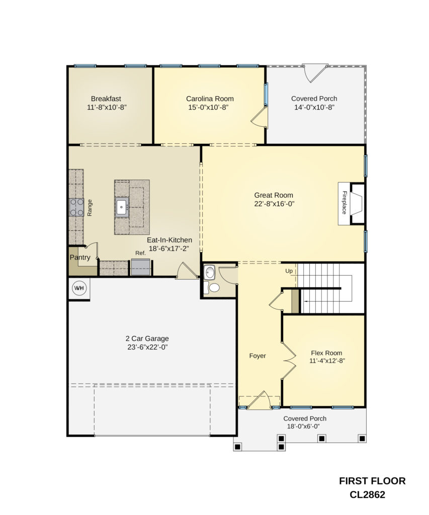 CL2862 FIRST FLOOR PLAN WCP