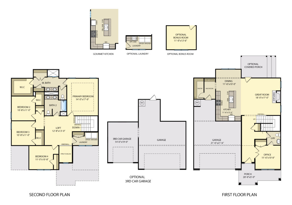 CC 2574 First & Second Floor Plan