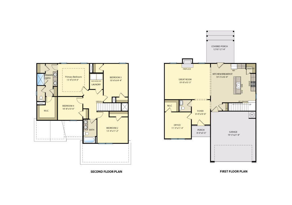 CC 2234 First & Second Floor Plan