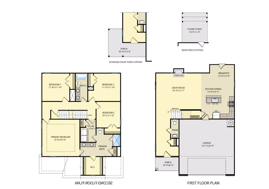 CC2424 First & Second Floor Plan