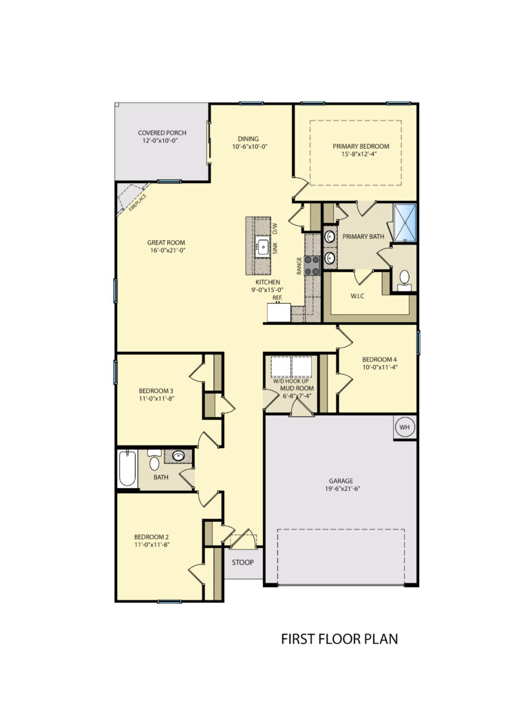 Plan CC1866 2D Floor Plan