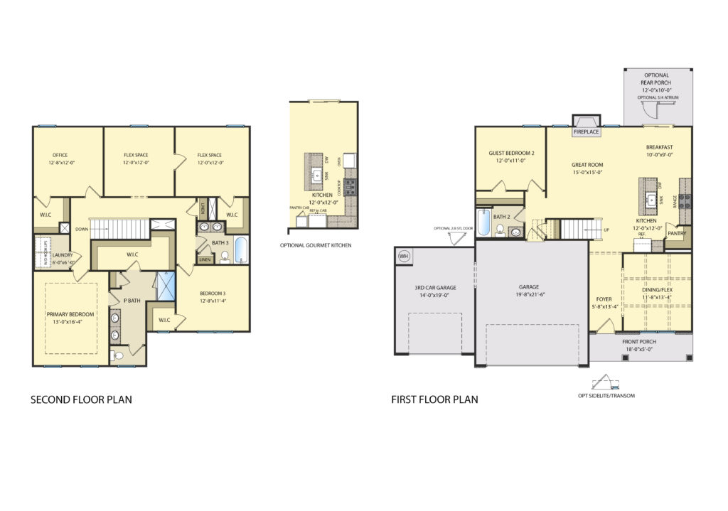 CC2522 FH First & Second Floor Plan