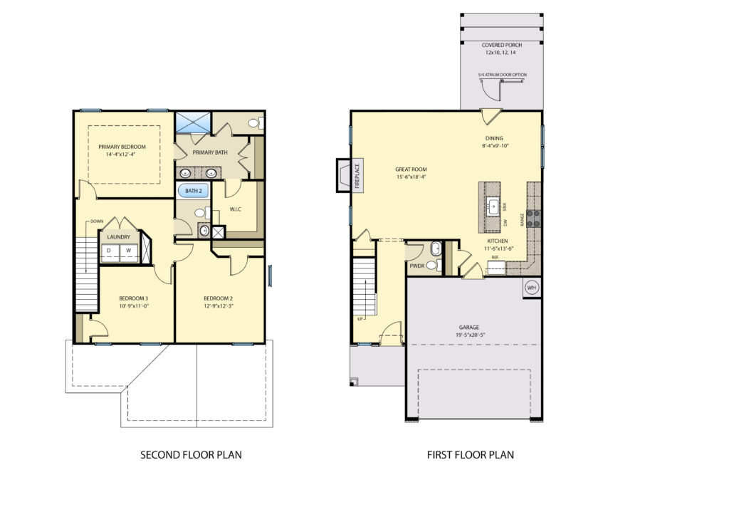 CC 1712 First & Second Floor Plan