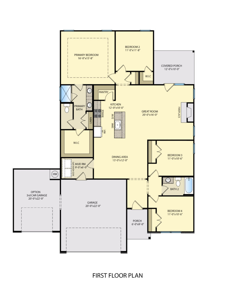 CC1854 2D Floor Plan