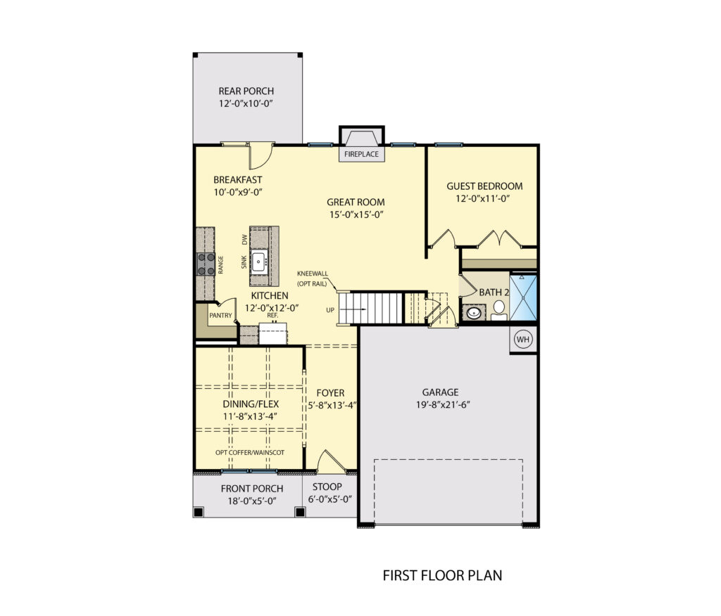 PLAN CC2522FH-5 2D FIRST FLOOR PLAN